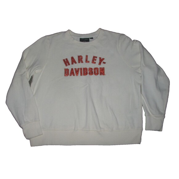 Harley-Davidson Ivory Sweatshirt Women's Size 2XL - Picture 1 of 3